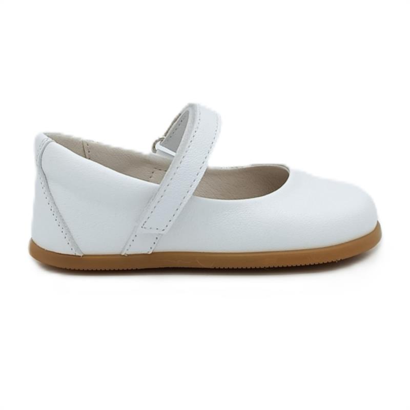 Merceditas Barefoot piel Blanco