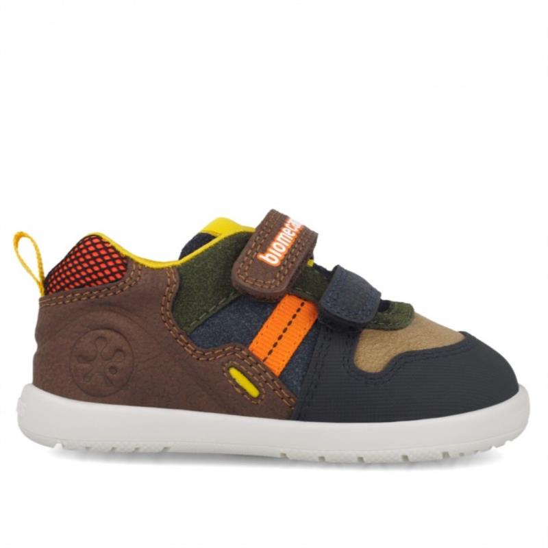 Deportivos Barefoot piel en Marrón multicolor