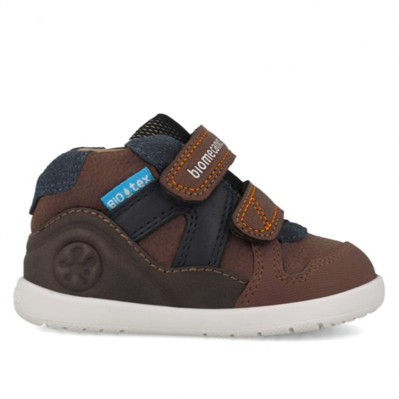 Botas Barefoot de piel Marrón resistente al agua