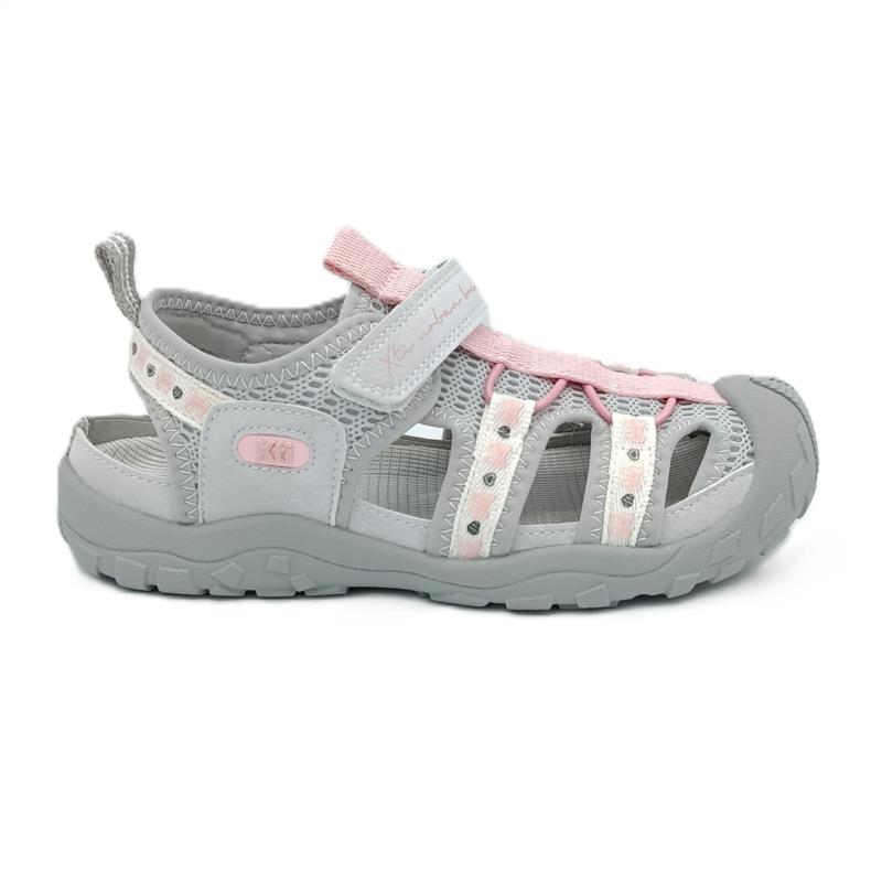 Sandalias cangrejeras niña Gris