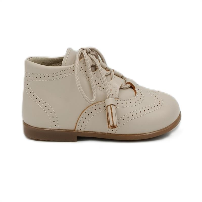 Bota inglesa piel Beige 