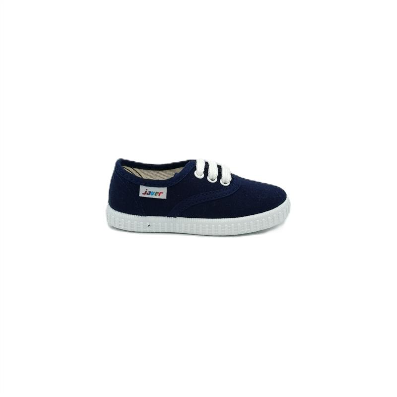 Deportivos lona Azul Marino cordón