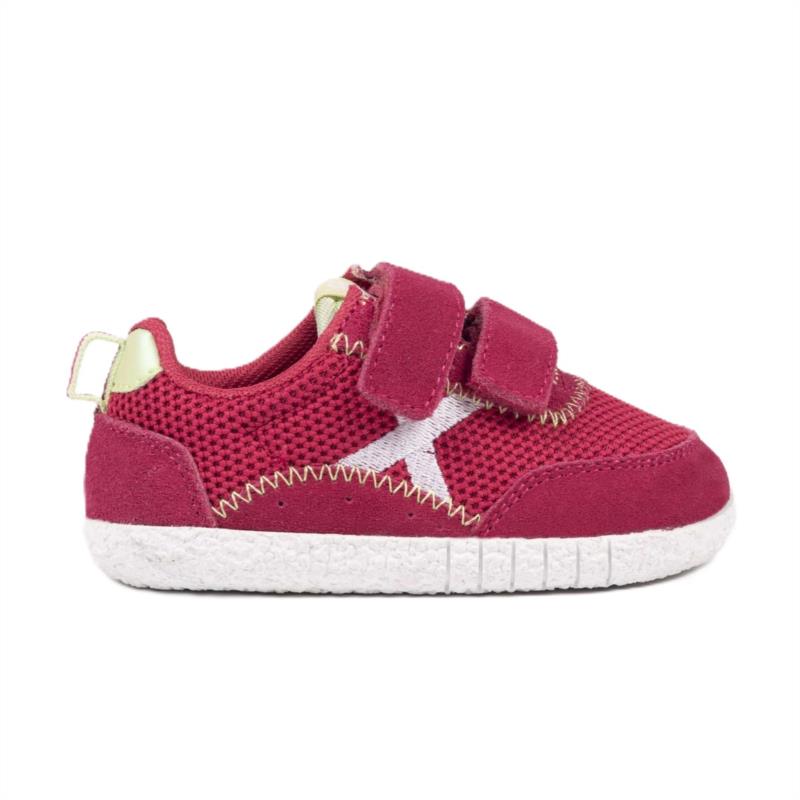 Deportivas Barefoot malla serraje Fuxia 