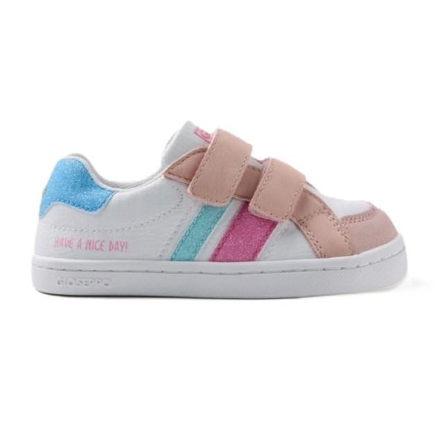 Deportivos barefoot Blanco y Rosa