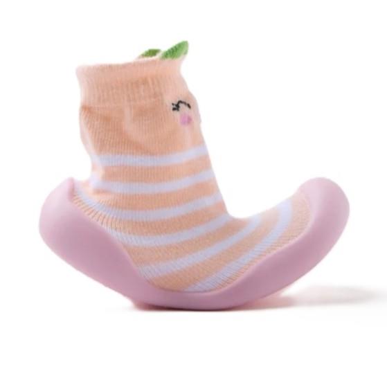 Calcetín Barefoot rayas Rosa 