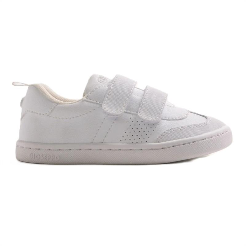 Deportivos Barefoot colegiales en Blanco