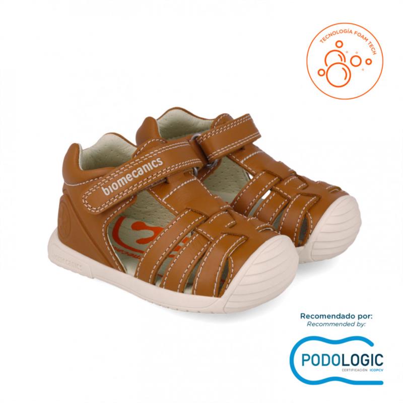 Sandalia camel