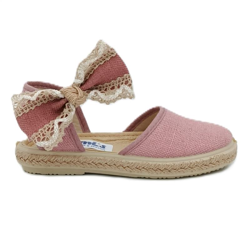 Alpargatas lino Maquillaje lazo