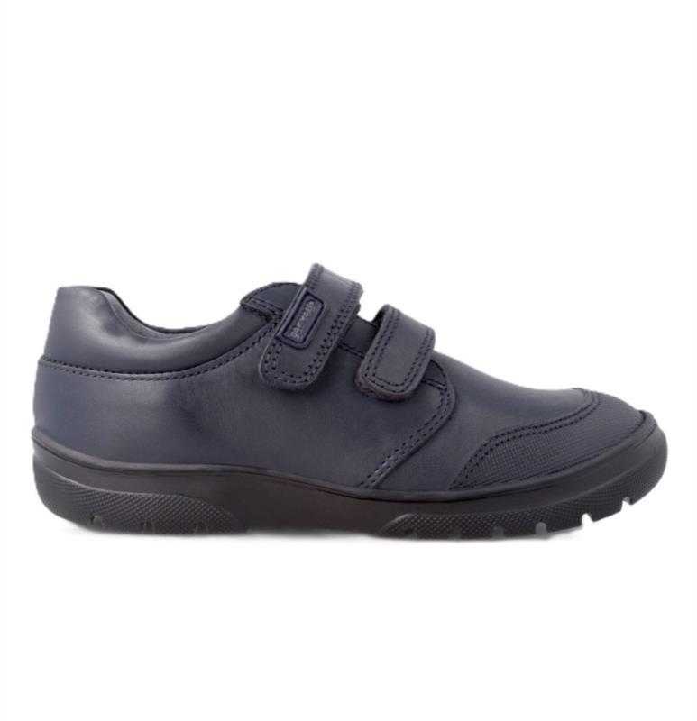 Zapatos piel Azul Marino