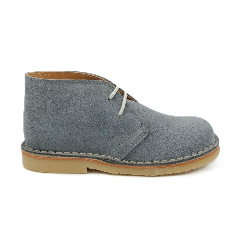 Botas Safaris serraje Gris cordones 