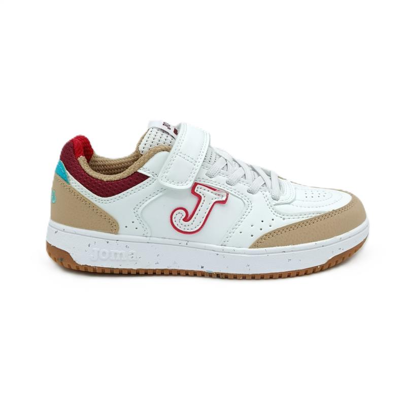 Deportivos blanco cierre adherente y cordón elastico