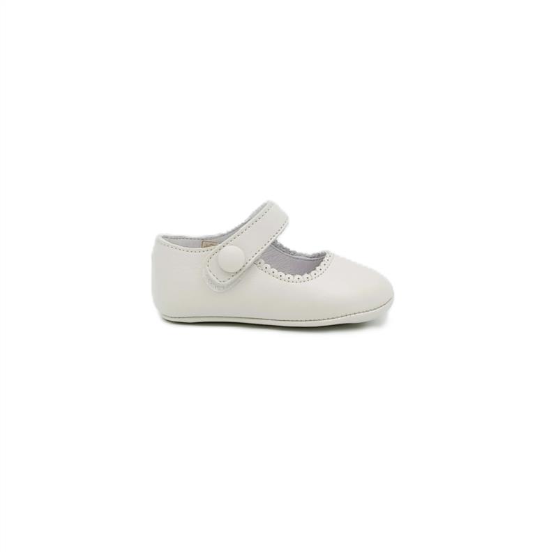 Merceditas piel Blanco Roto