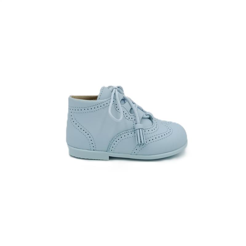 Bota inglesa piel Celeste