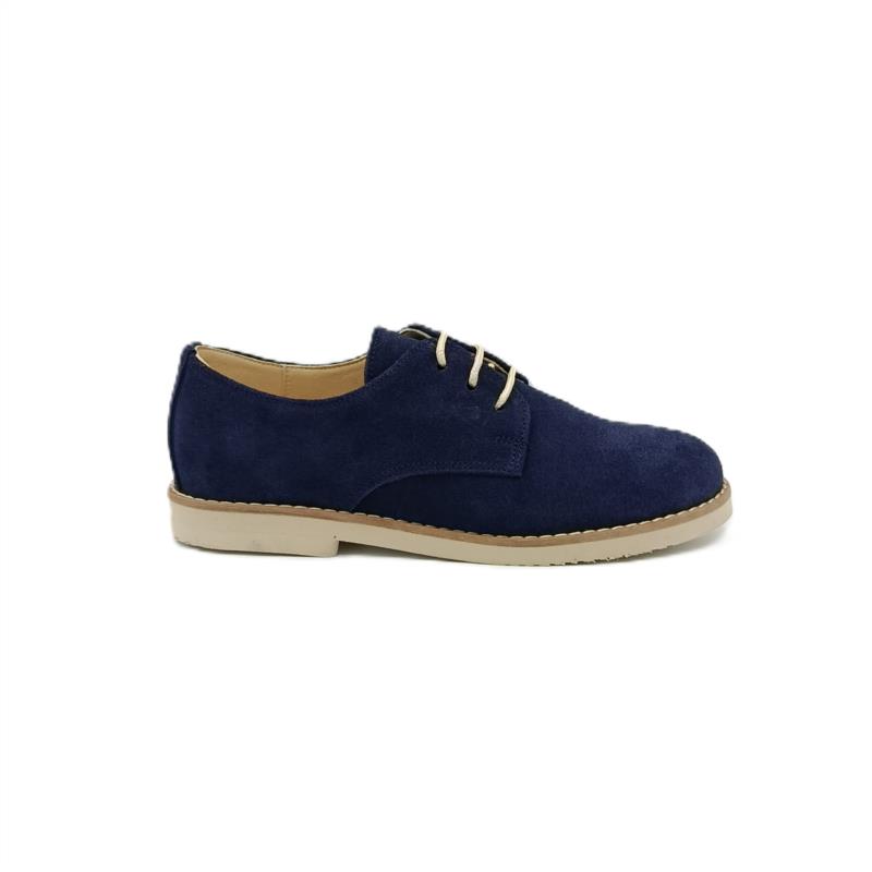 Blucher serraje Azul Marino cordonés 