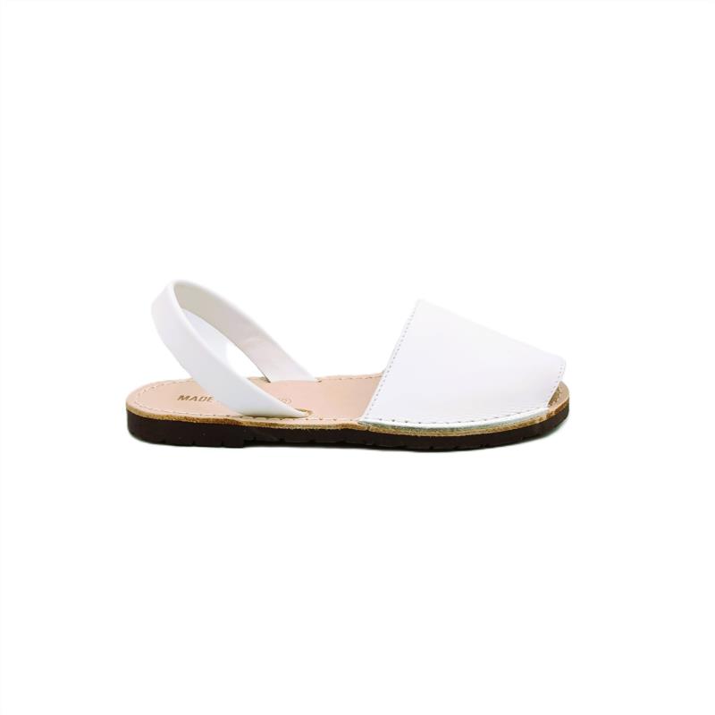 Menorquinas piel Blanco 