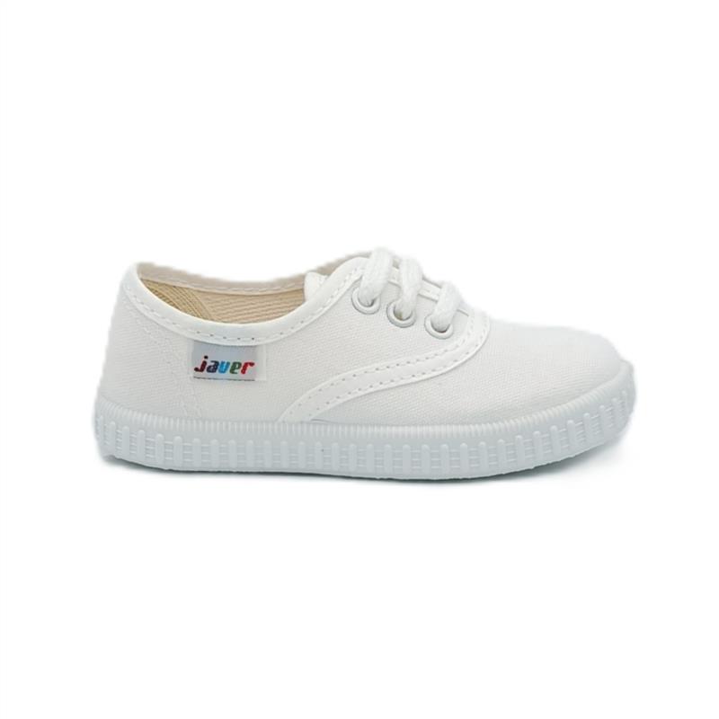Deportivos lona Blanco cordón