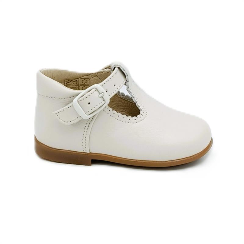 Bota pepitos piel Blanco Roto